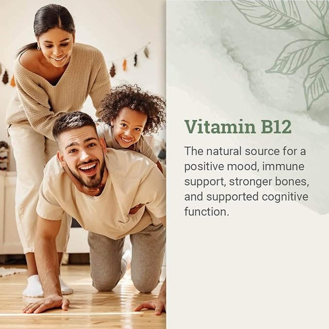 USDA Organic Vitamin B12 2000mcg Sublingual Liquid Supplement (2-Pack) - Vegan Methylcobalamin Drops for Natural Energy, Maintain Metabolism, and Immune System Support - 1 Fl Oz