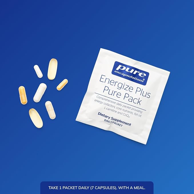 Pure Encapsulations Energize Plus Pure Pack | Supplement to Support Energy Production and Nutrient Metabolism* | 30 Packets