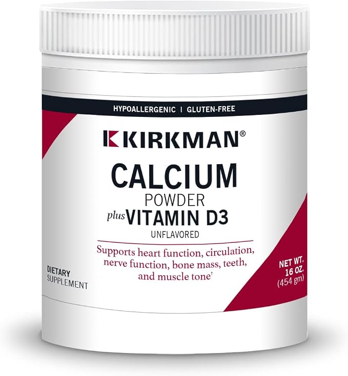 Calcium w/Vitamin D Powder (Unflavored) 16 oz