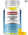 Alpha Lipoic Acid 600mg Gummies, Sugar Free Chewable R Lipoic Acid Supplement for Antioxidant & Nervous System Support, Brian & Skin Health, Pineapple Flavor, 60 Count