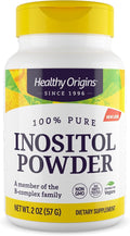 Healthy Origins Inositol Powder, 56.7 g - for Skin, Hair & Nail Health - Vitamin B8 Powder Supplement - Part of The B Complex Family - Vegan, Non-GMO & Gluten-Free Supplement - 2 Oz