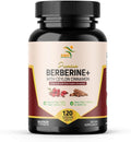 Premium Berberine HCL 1200mg, True Ceylon Cinnamon, 120 Capsules, Berberine HCI Root Supplement for Immune Support and Overall Wellness