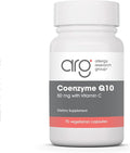 Allergy Research Group Coenzyme Q10 - Delivers 50 mg CoQ10 with Vitamin C - Supports Cellular Energy Production, Antioxidant Activity & Heart Wellness - 37 Servings - 75 Vegetarian Capsules
