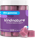 kindnature DIM Gummies 100mg – Hormone Balance Support for Women – Diindolylmethane Supplement for Estrogen Metabolism, Menopause & Skin Wellness – Vegan, Non-GMO, Gluten-Free – 60 Gummies