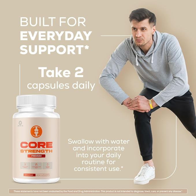 (2 Pack) Core Strength - Core Strength Capsules Premium Advanced Formula All Natural Ingredients Maximum Strength Support Daily Pills for Health and Wellness Reviews, 120 Capsules for 2 Months