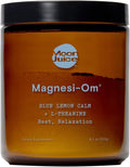 Moon Juice Magnesi-Om Magnesium Powder Supplement - Chelated Magnesium Complex + L-Theanine Blend for Rest, Relaxation & Regularity - Vegan, Non-GMO & No Sugar, Blue Lemon, 4.2 oz, 30 Servings