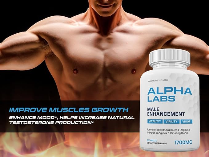 Zonata Official Alpha Labs Dietary Supplement for Male, Natural Formula to Sustain Energy & Performance Levels, Alphalabs Best Reviews (60 Tablets)