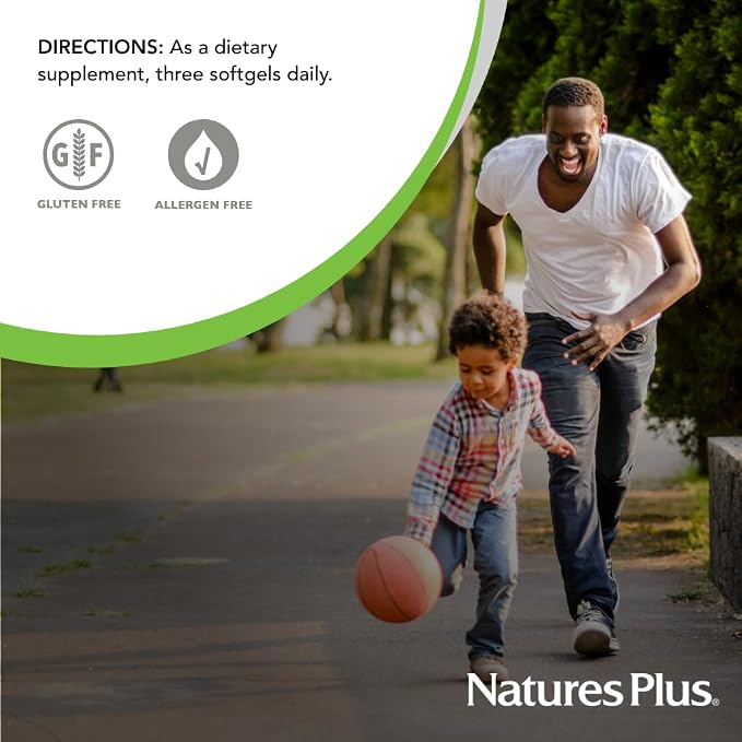 NaturesPlus Hema-Plex Iron - 60 Fast-Acting Softgels - 3 Pack - 85 mg Iron + Vitamin C & Bioflavonoids for Healthy Red Blood Cells - Gluten Free - 60 Total Servings