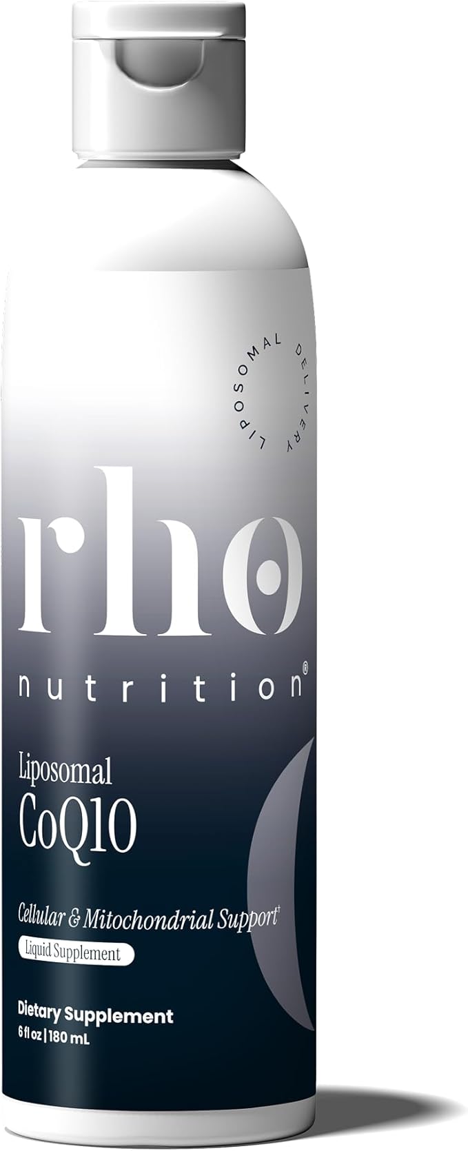 Rho Nutrition Liposomal CoQ10 – High-Absorption Liquid Coenzyme Q10 for Heart Health, Cellular Energy & Antioxidant Support – Supports Healthy Aging – Vegan, Sugar-Free, Non-GMO – 6 fl oz, 30 Servings