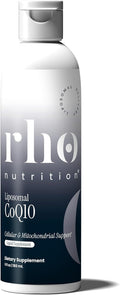 Rho Nutrition Liposomal CoQ10 – High-Absorption Liquid Coenzyme Q10 for Heart Health, Cellular Energy & Antioxidant Support – Supports Healthy Aging – Vegan, Sugar-Free, Non-GMO – 6 fl oz, 30 Servings