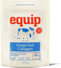 Equip Foods Grass Fed Collagen Powder | Hydrolyzed Bovine Collagen Peptides with Amino Acids | Prime Beef Collagen for Healthy Joints, Skin & Nails | Non-GMO, Paleo Friendly | 30 Servings, Unflavored