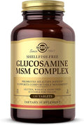 Solgar Glucosamine MSM Complex, 120 Tablets - Promotes Healthy Joints - Supports Range of Motion & Flexibility - Supports Collagen - Shellfish-Free - Gluten Free, Dairy Free, Kosher - 40 Servings