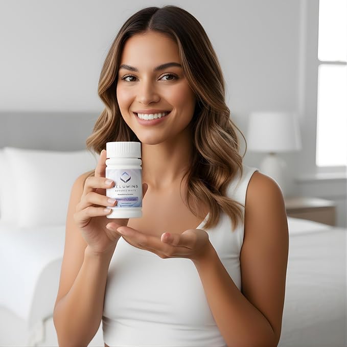 Relumins Advanced Glutathione Booster - Max Strength - Halal Certified - Supports Healthy Skin and Good Antioxidant Levels for Overall Wellness - 30 Vegetarian Capsules x 3 Bottles