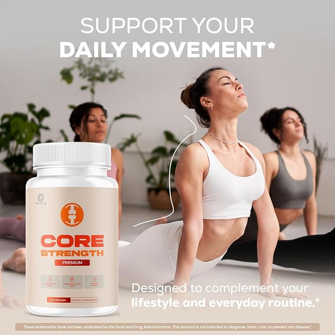 (2 Pack) Core Strength - Core Strength Capsules Premium Advanced Formula All Natural Ingredients Maximum Strength Support Daily Pills for Health and Wellness Reviews, 120 Capsules for 2 Months
