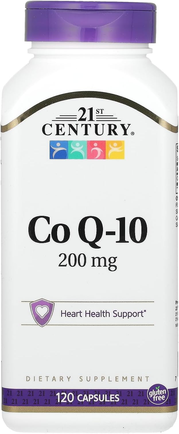 21st Century Co Q10 200 mg Capsules, 120 Count (27435)