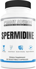 Spermidine 10mg, 60 Capsules, Longevity & Cellular Health Supplement, Promotes Autophagy, Supports Heart Health, Brain Function, Immune System