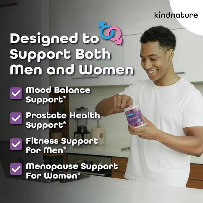 kindnature DIM Gummies 100mg – Hormone Balance Support for Women – Diindolylmethane Supplement for Estrogen Metabolism, Menopause & Skin Wellness – Vegan, Non-GMO, Gluten-Free – 60 Gummies