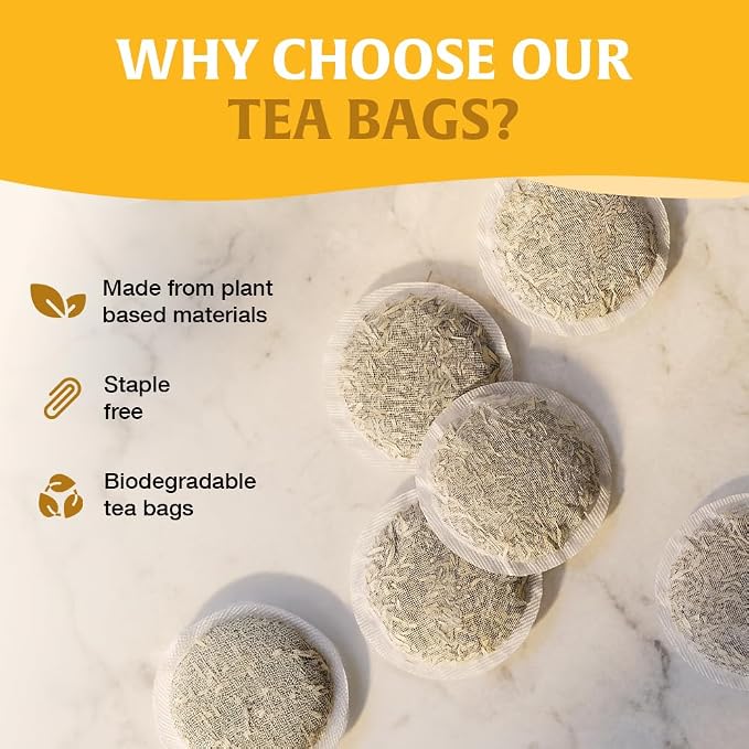 HANDPICK - Dandelion Root Tea bags, 40 Teabags - Natural Dandelion Herbal Tea - Non-GMO - Caffeine-free
