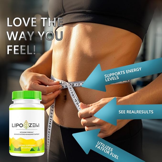 Lipo-Zemn BHB Advanced Formula, Natural Ingredients, Wellness Capsules Support for Wei, GHT Management & Gut Comfort, with Magnesium, Calcium, Sodium BHB | Non-GMO, Gluten-Free, Keto, 60 Capsules (1)