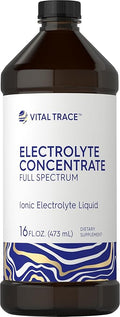 Carlyle Electrolyte Concentrate | 16 fl oz | Full Spectrum | Ionic Supplement with Magnesium, Potassium. and Sodium | Vegan, Non-GMO & Gluten Free Formula | by Vital Trace