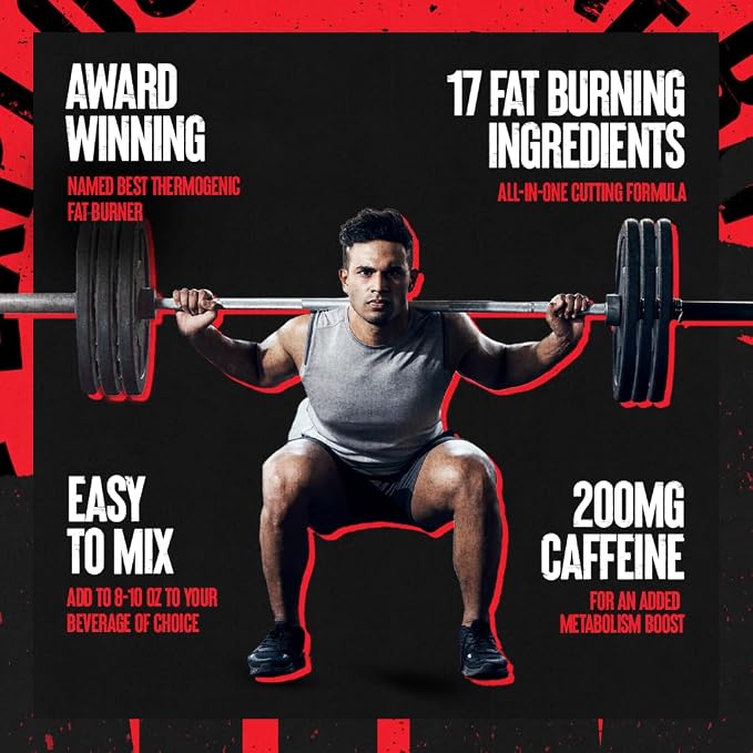 Animal Cuts Thermogenic Fat Burner Powder - Weight Loss for Women and Men for Metabolism, Energy, Focus, and Nootropic Brain Support with Ketones Appetite Suppressant - Blue Ice Pop Flavor