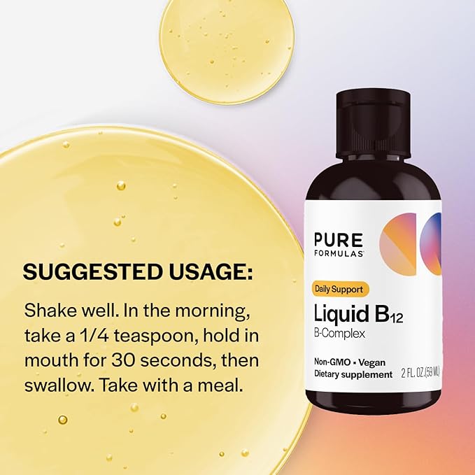 PureFormulas Liquid B-12 (B-Complex) - 2 fl. oz (59 ml)