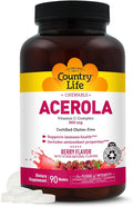 COUNTRY LIFE Acerola Vitamin C Complex 500mg, 90 CT