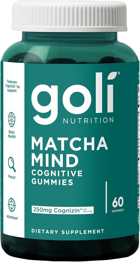 3 Bottles of Goli Favorites Bundle: Ashwagandha KSM-66, Apple Cider Vinegar, Matcha Mind Supplements with Cognizin, Vitamins D2 and B12