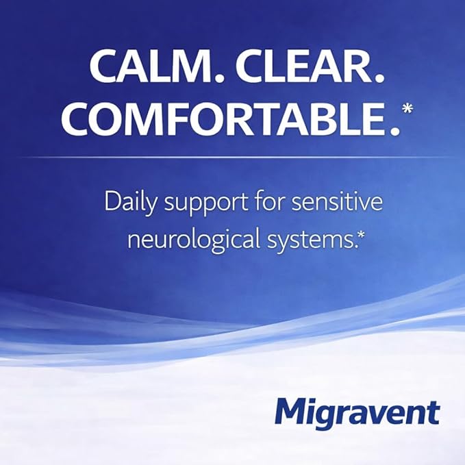 Vita Sciences Migravent – Advanced Nutritional Formula with Magnesium, CoQ10, Vitamin B2, and Butterbur for Brain and Circulatory Wellness – 60 Capsules