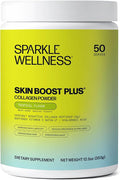 Sparkle Wellness VERISOL Bioactive Hydrolyzed Collagen Peptides | Collagen Powder Supplement with Vitamin C & Hyaluronic Acid for Hair, Skin, and Nail Health | Skin Boost Plus (Tropical) [50-Serves]