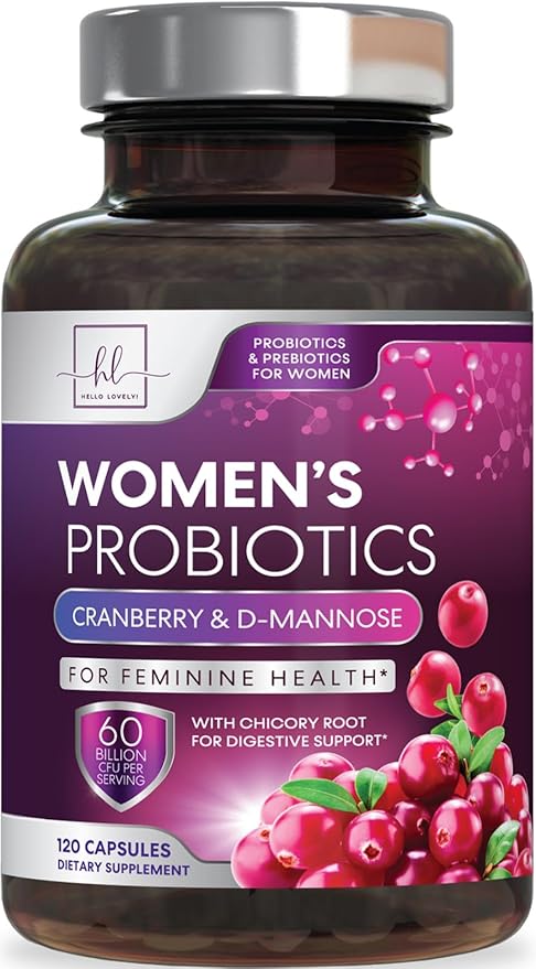 Probiotics for Women - Prebiotic and Probiotic Blend 60 Billion CFU Per Serving - 16 Strain Women's Probiotic for pH Balance & Vaginal Support - Digestive & Immune Support, Bottled USA - 120 Capsules
