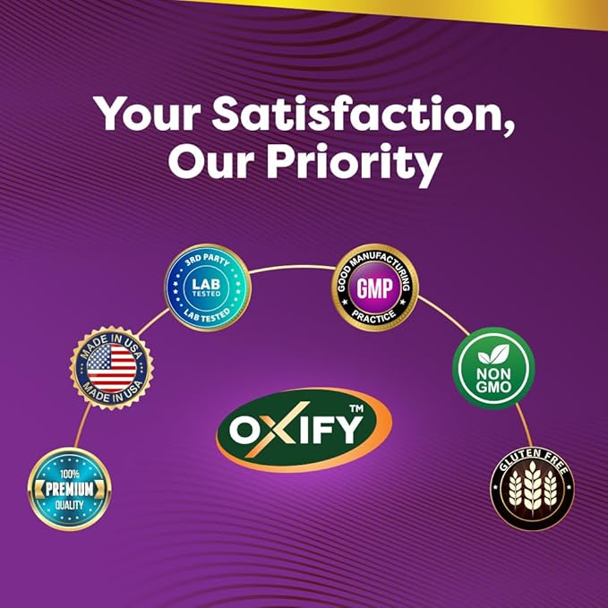 Oxify Alpha Lipoic Acid 200 mg | 120 Capsules | Gluten-Free, Non-GMO | Supplement Made in USA