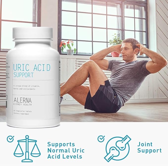 Uric Acid Support Supplement – Tart Cherry, Celery Seed, Turmeric, Quercetin – 60 Vegetarian Tablets (Pack of 3)