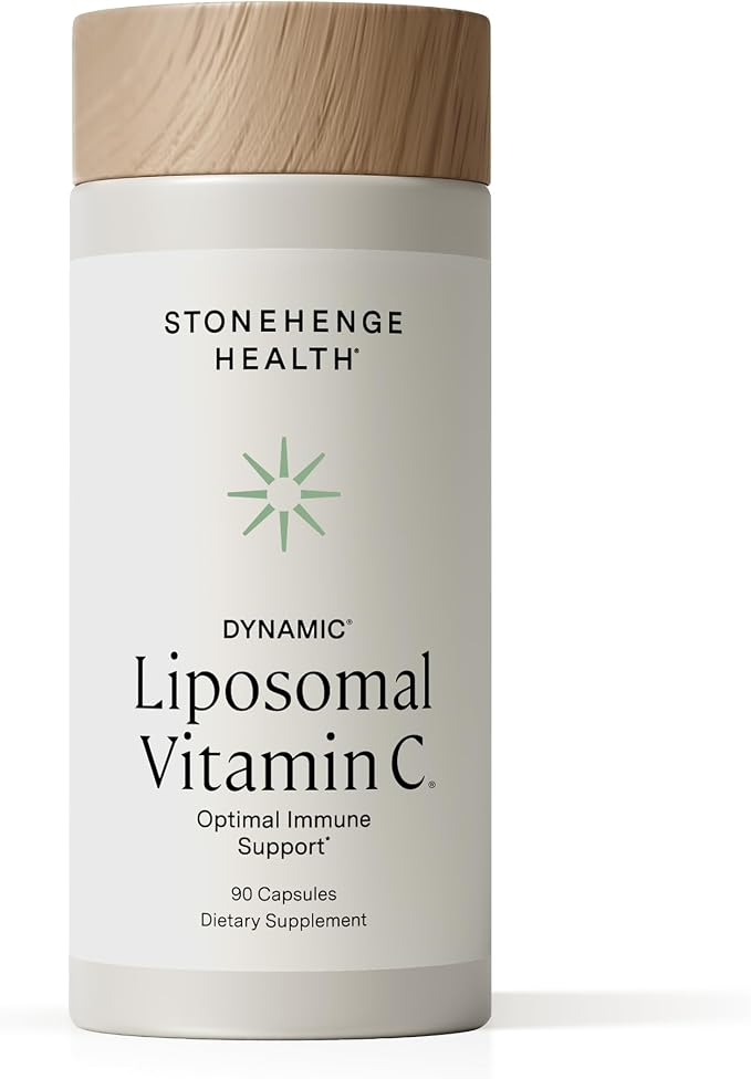 Stonehenge Health Dynamic Liposomal Vitamin C 1500mg - 90 Capsules - Advanced Formula - Phospholipids sourced from Non-GMO Sunflower, Supports Healthy Immune System, Collagen Synthesis & Brain Health