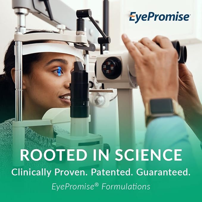 EyePromise Vizual Edge Supplement - 90 Chewable Tablets, 90-Day Supply, Citrus Flavor - AREDS 2 Eye Vitamin with 20mg Zeaxanthin & 10mg Lutein for Vision Quality & Clarity