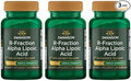 Swanson Triple Strength R-Fraction Alpha Lipoic Acid - Promotes Healthy Blood Pressure & Delivers Essential Nutrients - (30 Capsules, 300mg Each) (3 Pack)