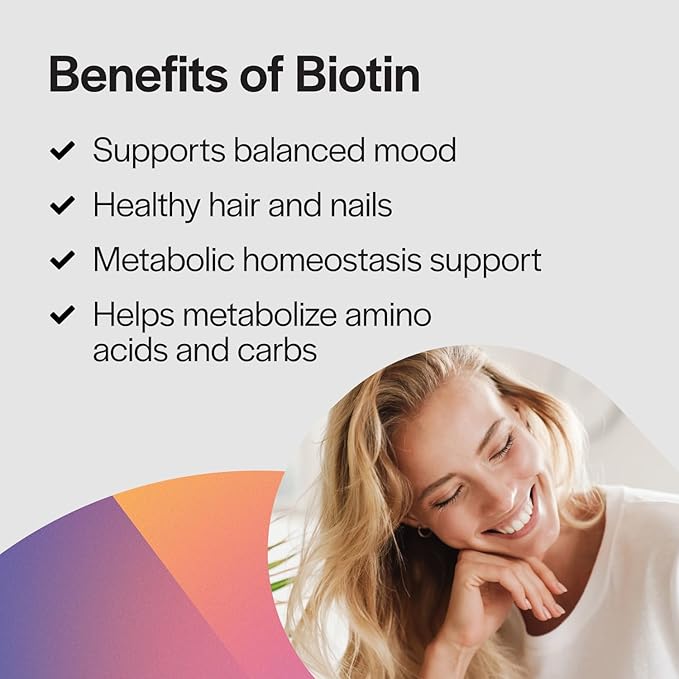 PureFormulas Biotin 8000 mcg Hair Skin Nails Biotin Supplement Biotina, Biotin Hair Growth Vitamins B7 Supplement for Women & Men 120 Capsules (Pack of 2)