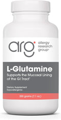 Allergy Research Group L-Glutamine Powder - Gut Health for Men & Women, Free Form Amino Acid, Pure, 4.7g Supplement - 7.1 Ounce