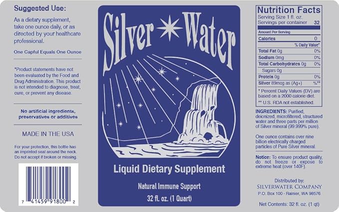 Wayne Rowland Silver Water (Original Formula) (5 Pack)