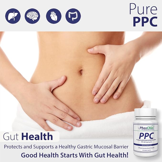 Nutrasal PhosChol PPC Polyenyl PhosphatidylCholine Choline Supplement 900mg 300 Gelatin Capsules