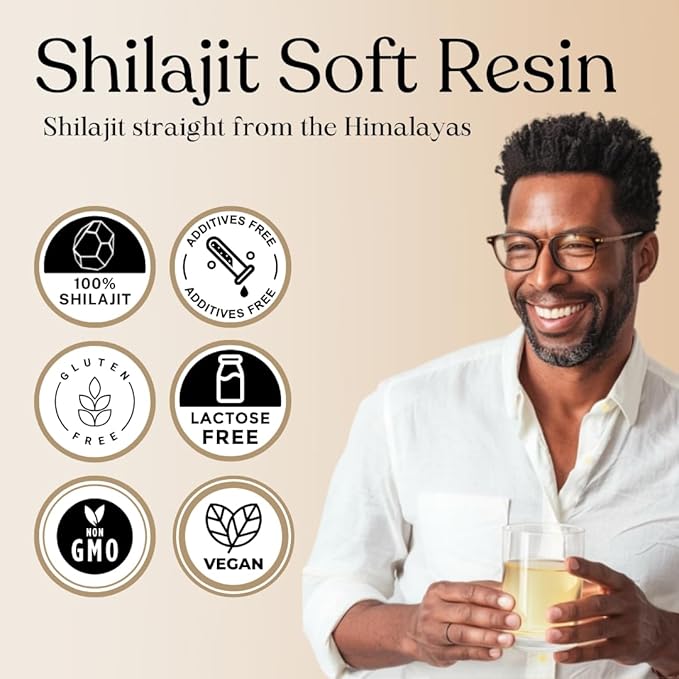 Shilajit by Pure Himalyan Shilajit ®, Grade A Himalayan Soft Resin (50ml), Energy & Immune Support, Natural Source of Fulvic Acid & 85+ Trace Minerals Supplement for Men & Women