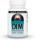 Source Naturals DIM, Diindolylmethane 200mg with BioPerine, Vitamin E & More - 30 Tablets