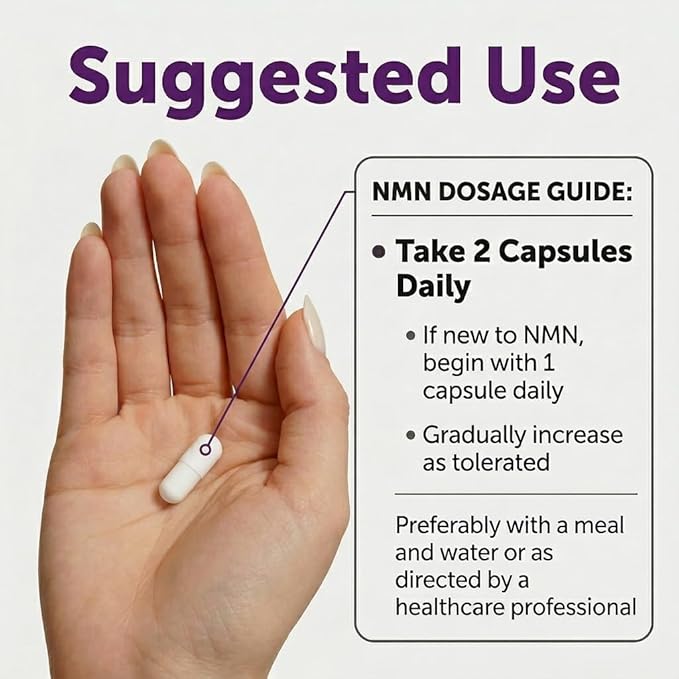 NMN Supplement 1500mg per Serving 15-in-1 Complex Formula with Nicotinamide Mononucleotide, CoQ10, Quercetin, TMG, Resveratrol Supports Cellular Energy & NAD+ Balance 120 Capsules