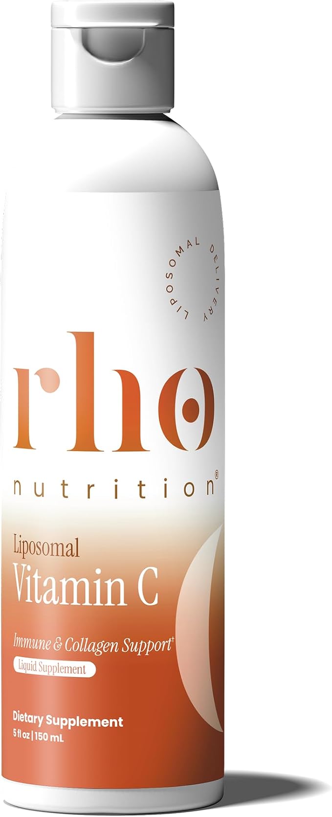 Rho Nutrition Liposomal Vitamin C – Ultra High Absorption Liquid Vitamin C Supplement - Supports Immune System, Collagen Production, and Overall Health for Men and Women