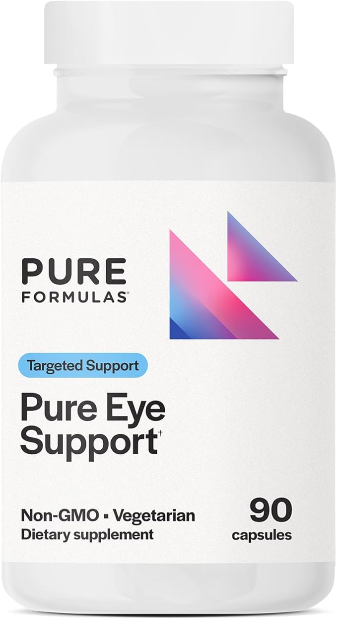 PureFormulas Pure Eye Support | Lutein and Zeaxanthin Supplement - 90 Vegetarian Capsules