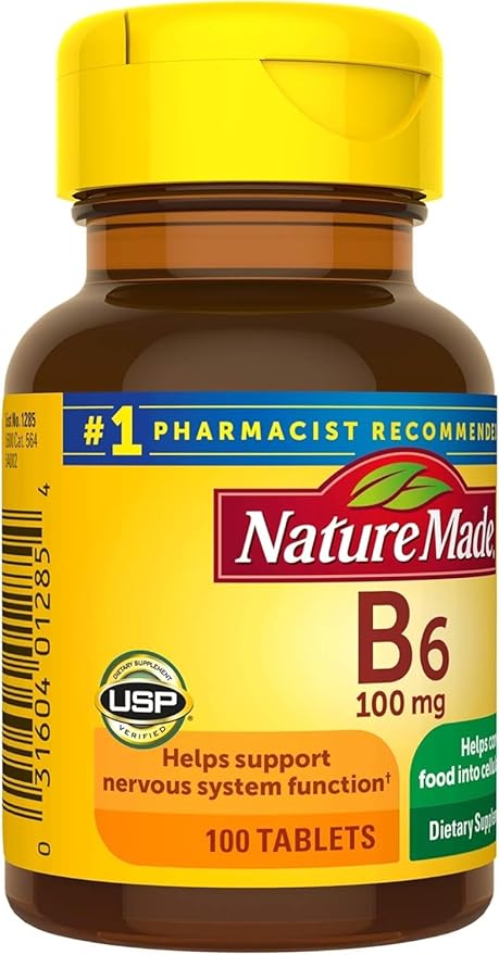 Nm Vitmn B6 100mg Tab Size 100ct