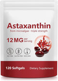 Astaxanthin Supplements, Supports Eye, Joint, Internal Circulation, Skin Health, Astaxanthina Antioxidant Supplements (1Bag120P)