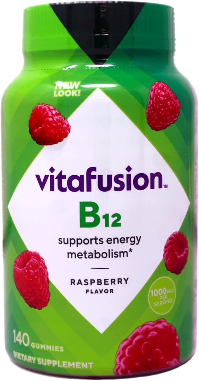 Vitafusion B-12 1000mcg 140 Count (Pack of 2)