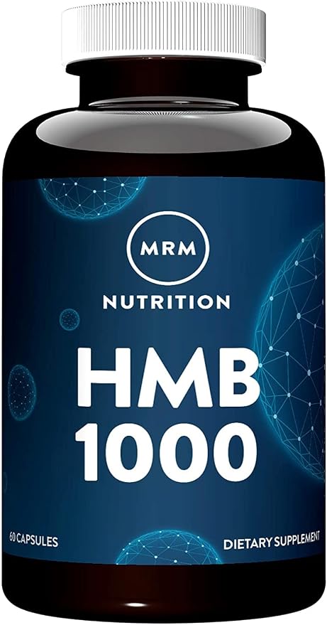 MRM - HMB 1000, Muscle Maintenance, Helps Improve Muscle Strength and Body Composition (60 Count)