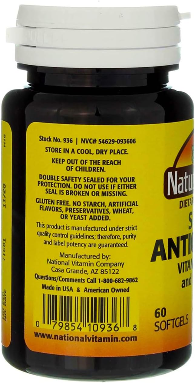 Nature's Blend Super Antioxidant Aces 60 Sgels